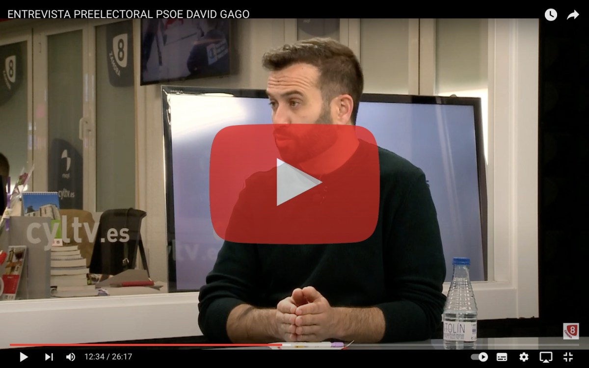 Entrevista a David Gago en La 8 Zamora de Televisión Castilla y&nbsp;León